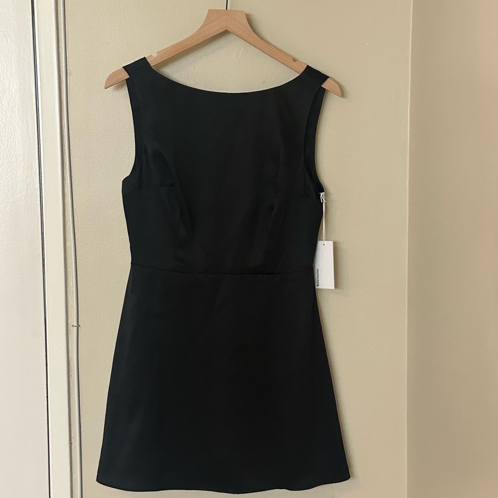 NWT - Reformation Zenni Satin Dress Size 8 - Picture 6 of 11